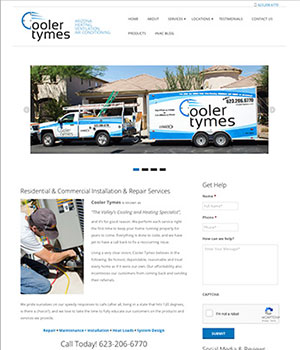 Cooler Tymes, Home Page